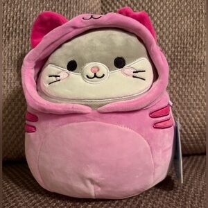 8” Squishmallows Fidalna The Chinchilla Claire’s Exclusive Plush NWT